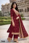 Maya By Mrudangi Georgette Kurti With Bottom Dupatta Online Wholesale